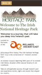 Mobile Screenshot of irishheritage.ie